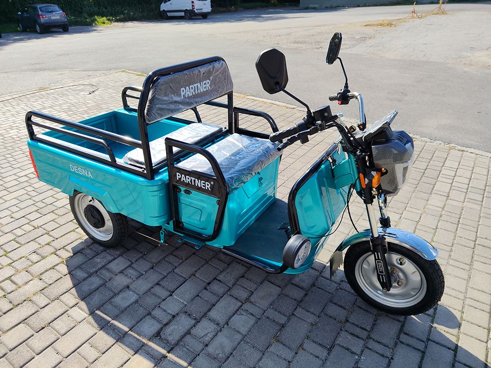 Електротрицикл Партнер Desna (1200W; 60V-36Ah AGM)