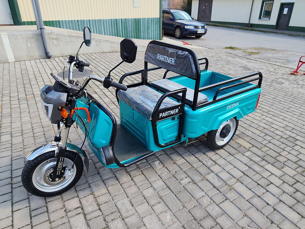 Електротрицикл Партнер Desna (1200W; 60V-36Ah AGM)