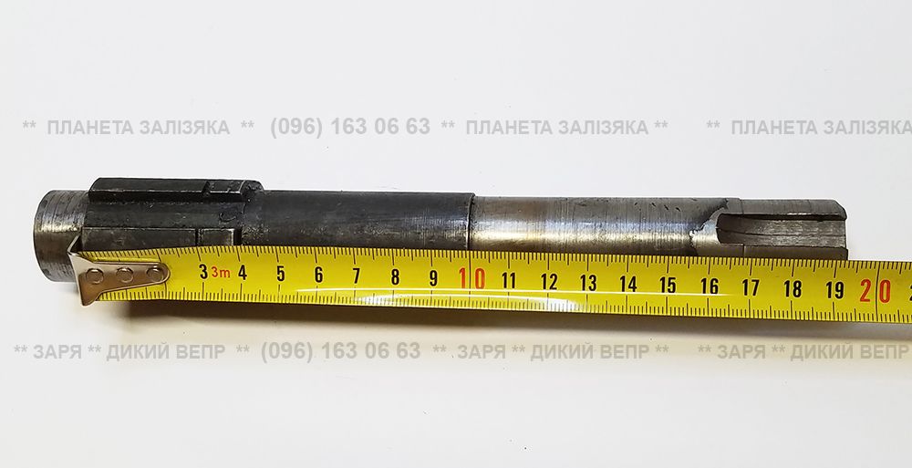 Вал L-210мм для перехідного редуктора фрези мототрактора