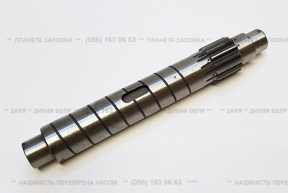 Вал диференціала L-205мм, Z-14 для КПП мототрактора