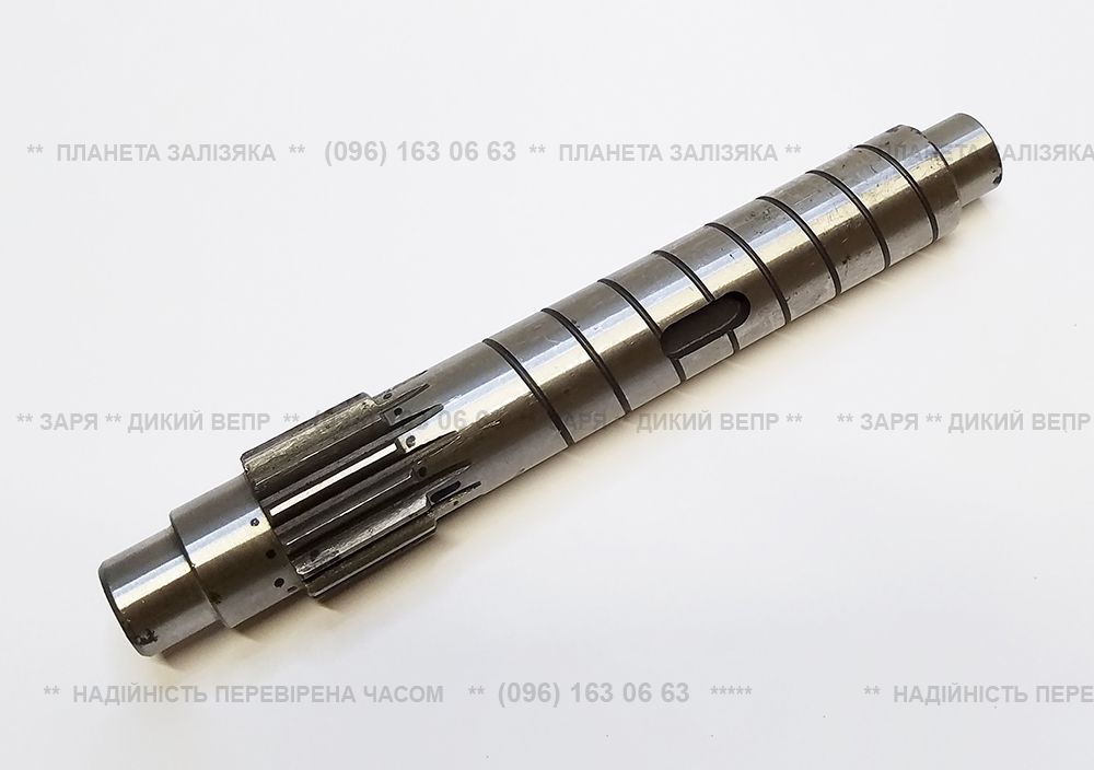 Вал диференціала L-205мм, Z-14 для КПП мототрактора