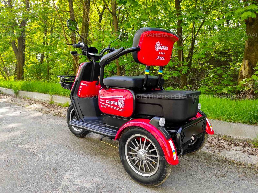 Електроскутер SPARTA CAPTAIN (800W; 60V-20Ah SLA)