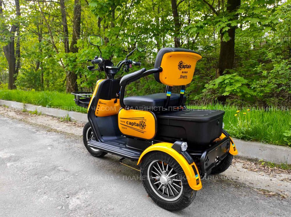 Електроскутер SPARTA CAPTAIN (800W; 60V-20Ah SLA)