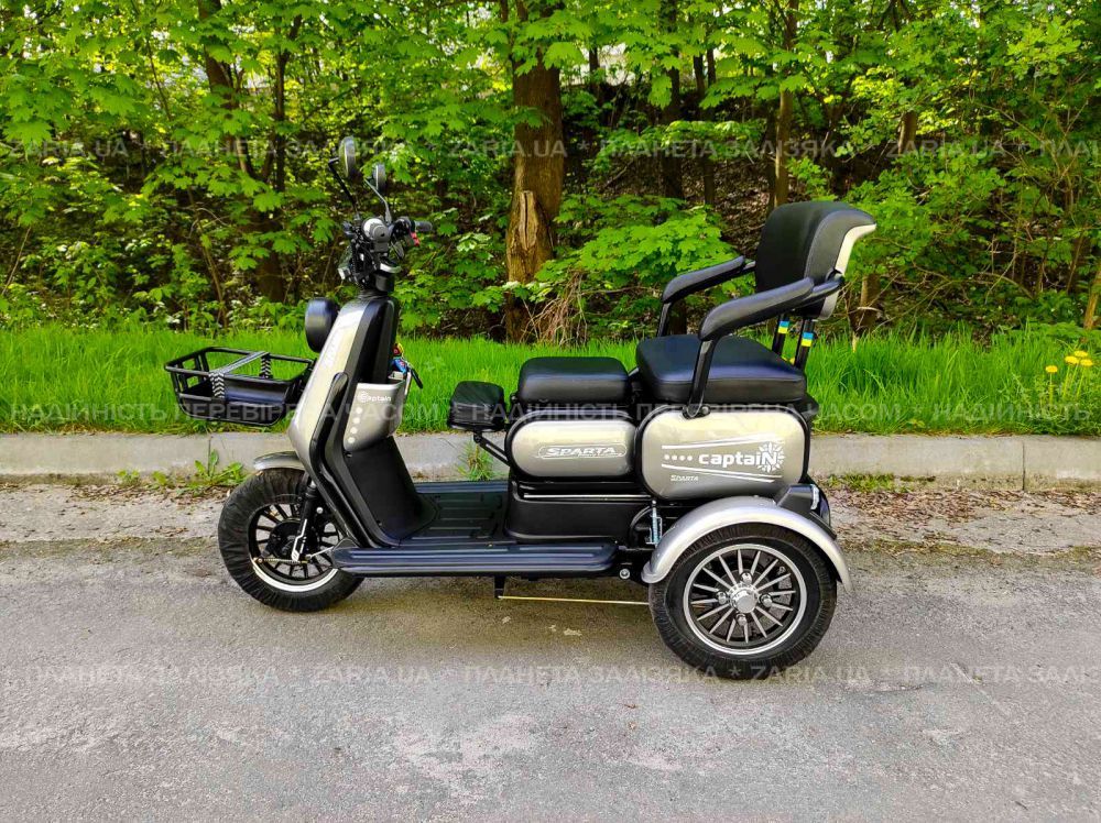 Електроскутер SPARTA CAPTAIN (800W; 60V-20Ah SLA)
