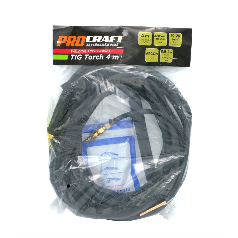 Зварювальний пальник TIG Procraft Torch 4 м