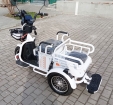 Электроскутер Forte СARGO-P800 (800W; 72V-20Ah SLA) белый, красный