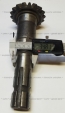 Вал первинний (хвостовик) L-240mm, Z-18 для редуктора фрези Заря, ДТЗ 1,1-1,6м
