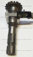 Вал первинний (хвостовик) L-240mm, Z-18 для редуктора фрези Заря, ДТЗ 1,1-1,6м
