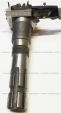 Вал первинний (хвостовик) L-240mm, Z-18 для редуктора фрези Заря, ДТЗ 1,1-1,6м