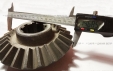 Конічна пара Z-15/24, L-290mm, для редуктора фрези Заря, ДТЗ 1,6-2,0м