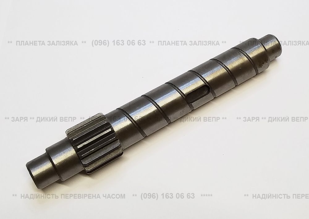Вал диференціала L-205мм, Z-16 для КПП мототрактора