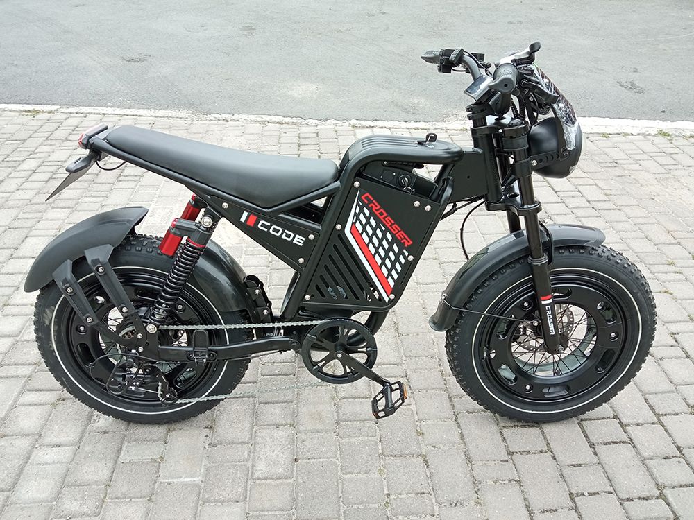 Електровелосипед-фетбайк Crosser Code (1000W; 48V-20.8Ah Li-ion)