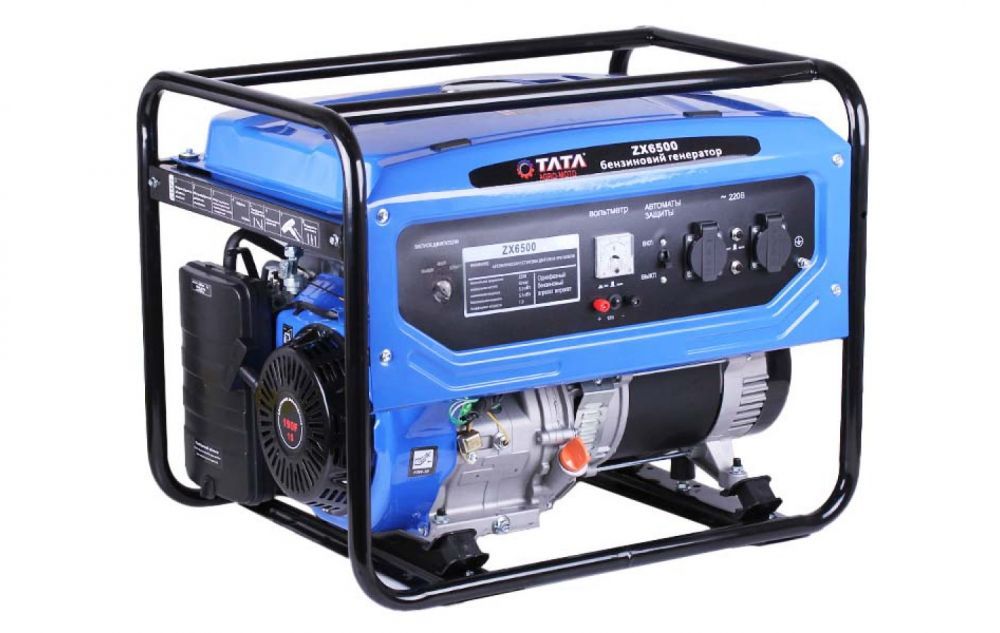 Генератор бензиновый TATA ZX6500E 5KW с электростартером